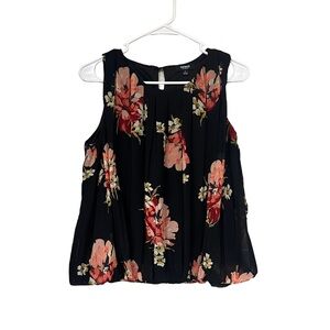 Premise Black Floral Blouse